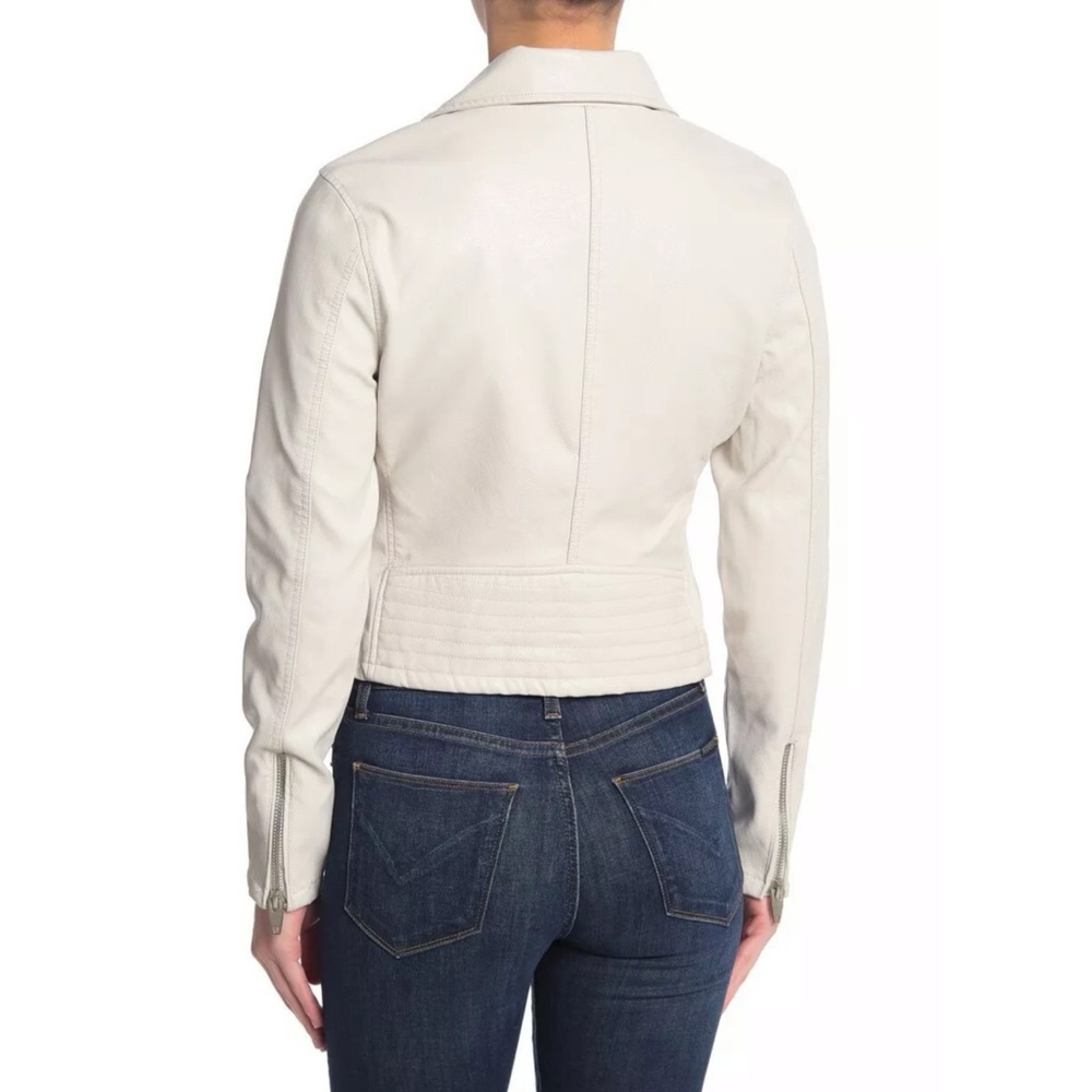 BLANKNYC Gray Zip Faux Leather Moto Jacket - Picture 2 of 9